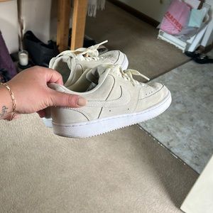 Nike court vision low athletic shoes